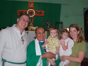 Bishop and family